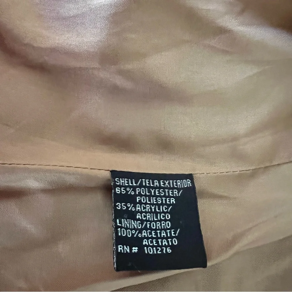 Vision Apparel Women’s Tapestry Blazer Coat - Size 8 - Picture 8 of 8